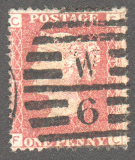 Great Britain Scott 33 Used Plate 191 - FC - Click Image to Close